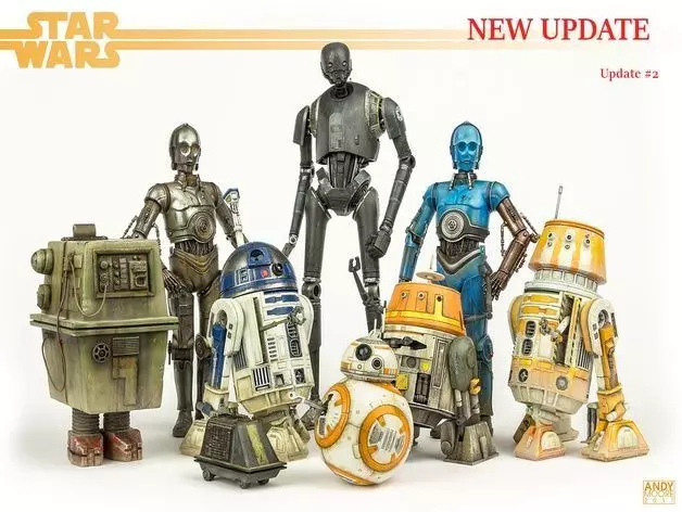 Star Wars Legion Scale Droid pack 3D print model_0