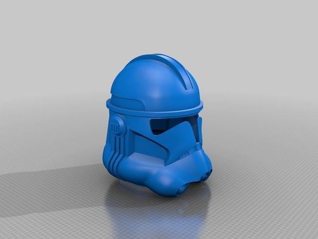 Clone Trooper Helmet Phase 2 Star Wars 3D print model_32