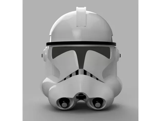 Clone Trooper Helmet Phase 2 Star Wars 3D print model_0