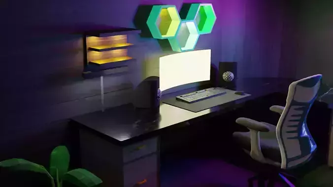 Ultimate Room 3D Model - Gaming Paradise at an Unbeatable Price