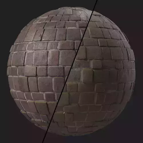 Stone Wall Materials 80- Slat Stone wall - Pbr 4k Seamless