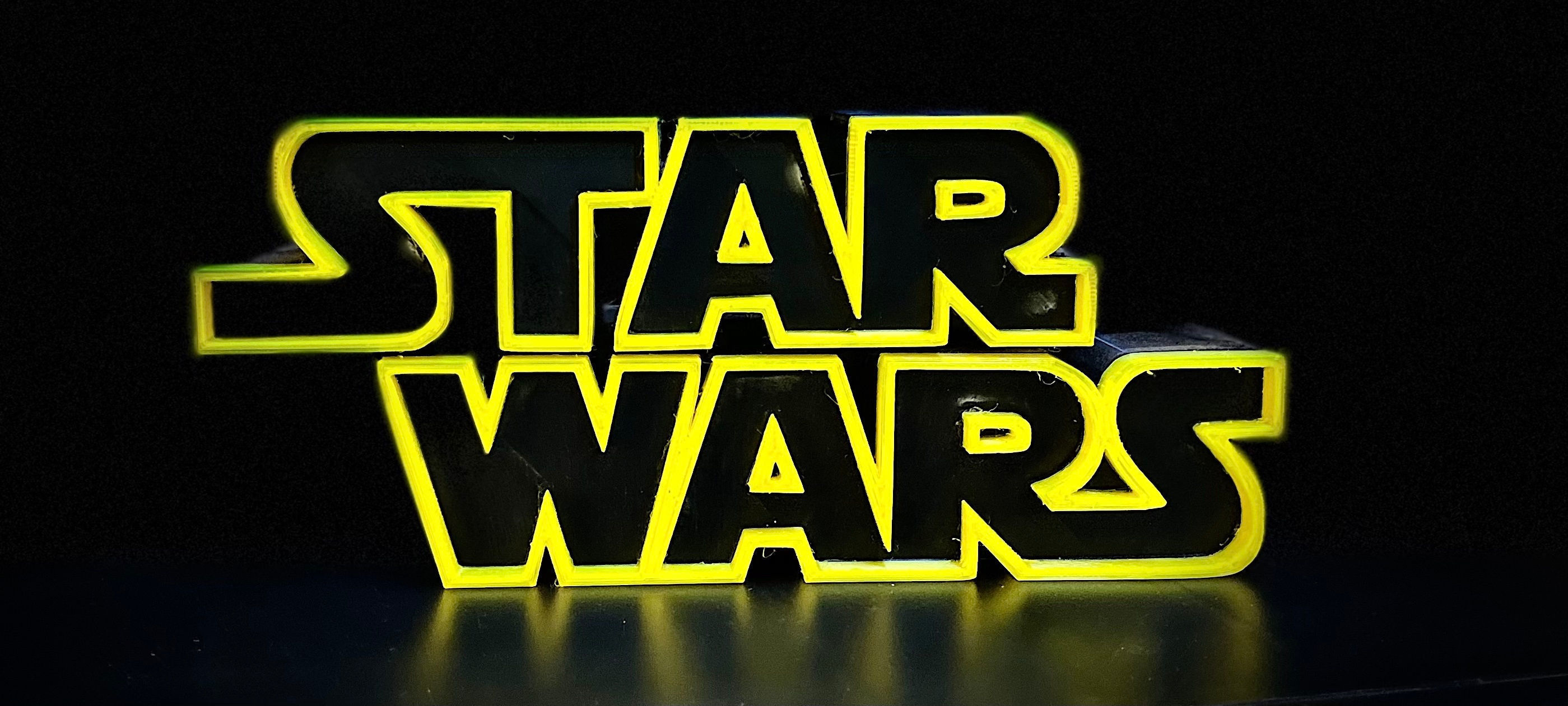 Star Wars Logo 3D print model_5