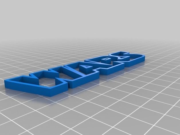 Star Wars Logo 3D print model_16