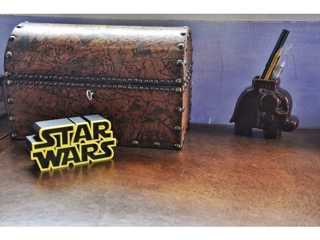 Star Wars Logo 3D print model_2