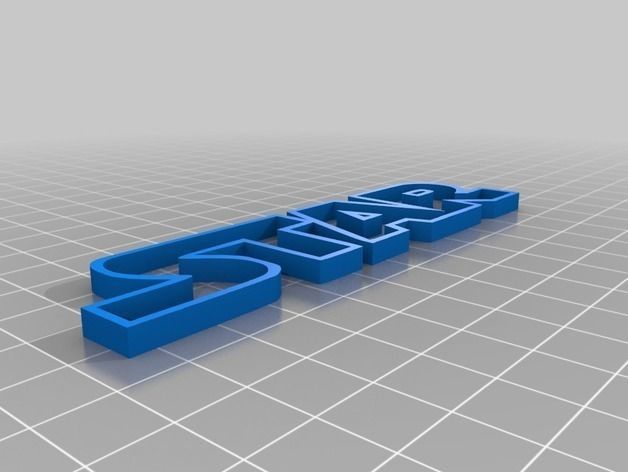 Star Wars Logo 3D print model_14