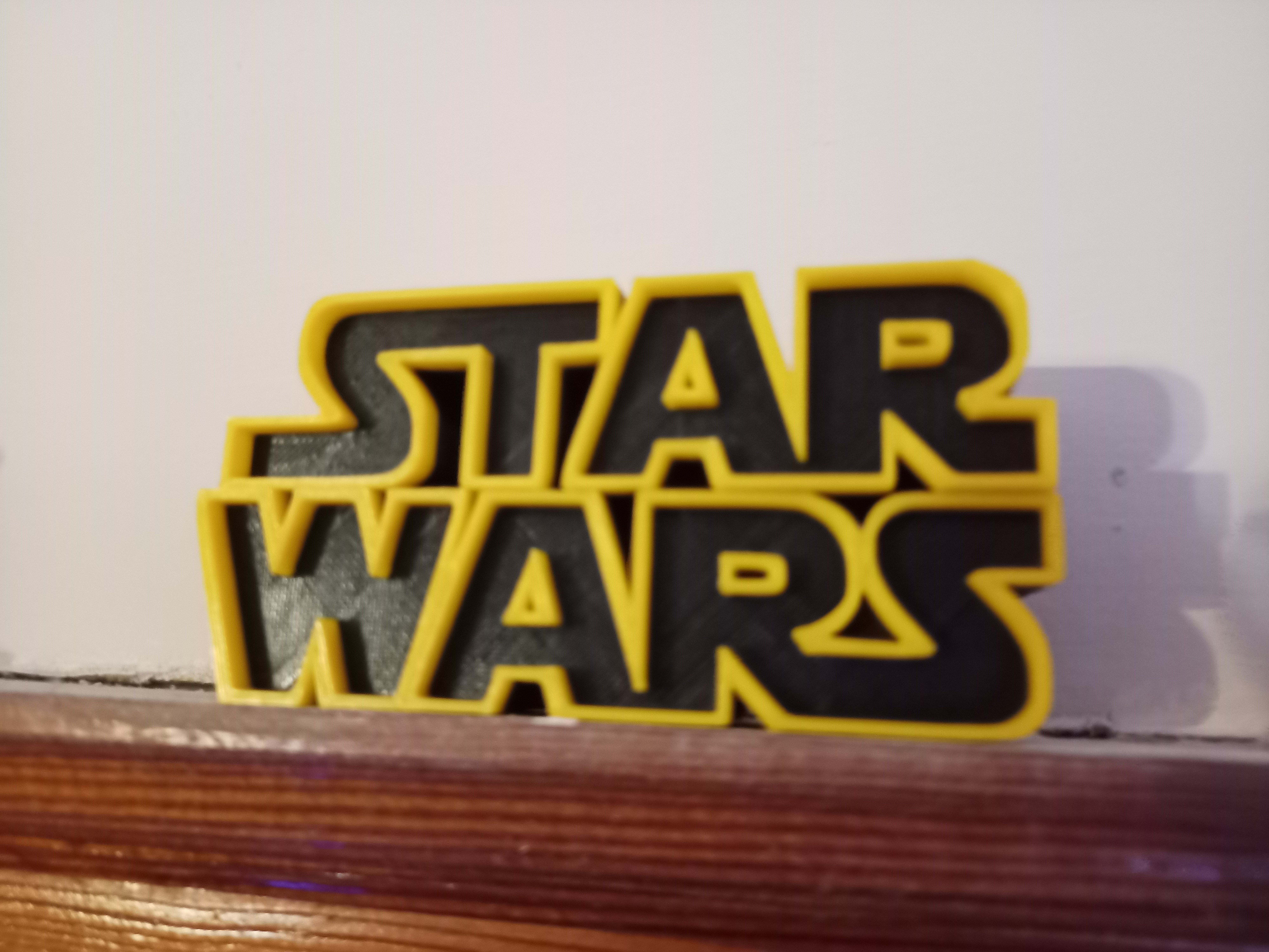 Star Wars Logo 3D print model_9