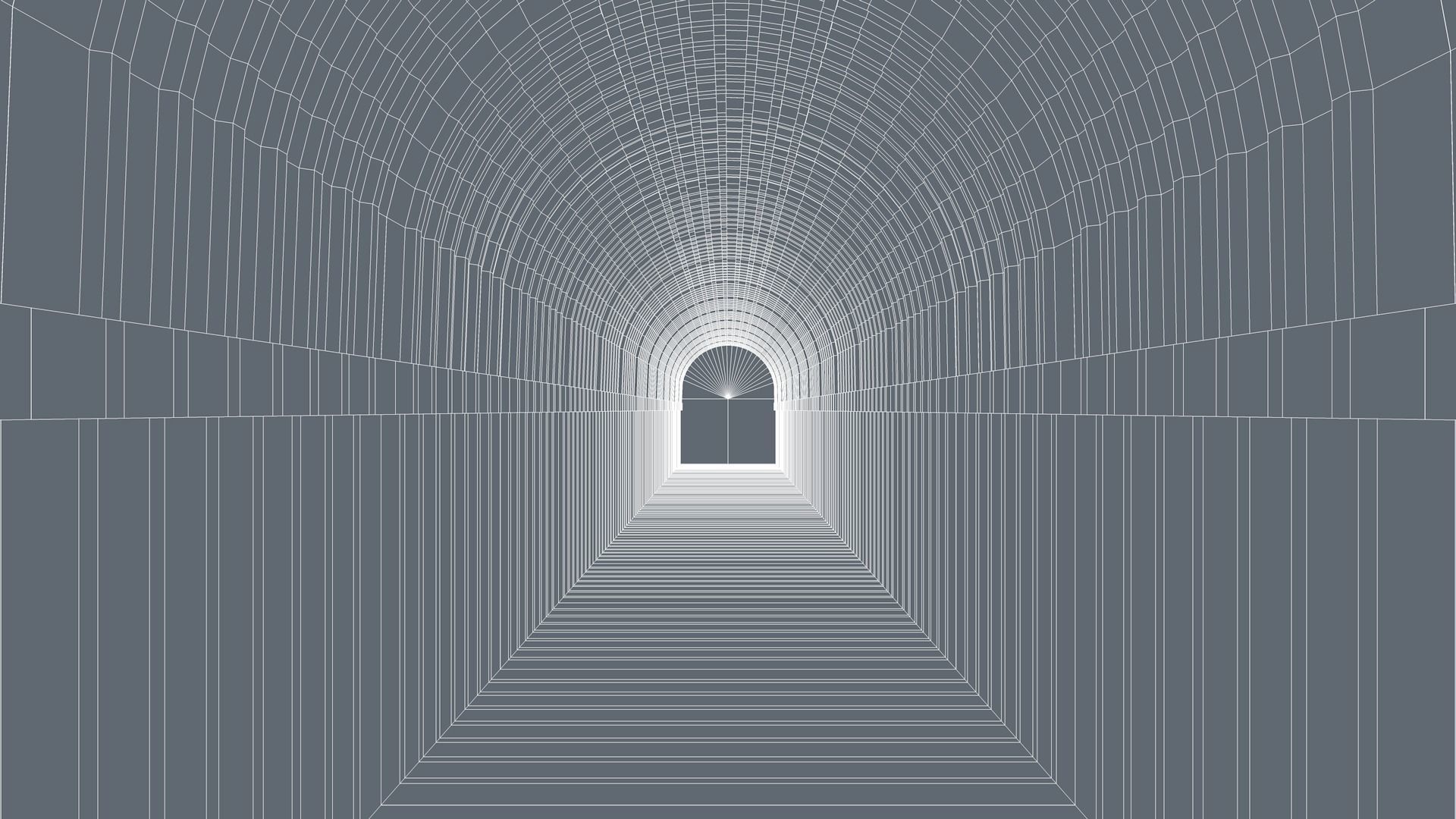 Sci Fi Tunnel 3D model_5