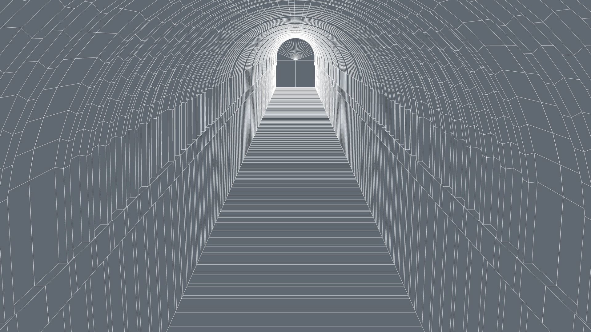 Sci Fi Tunnel 3D model_7