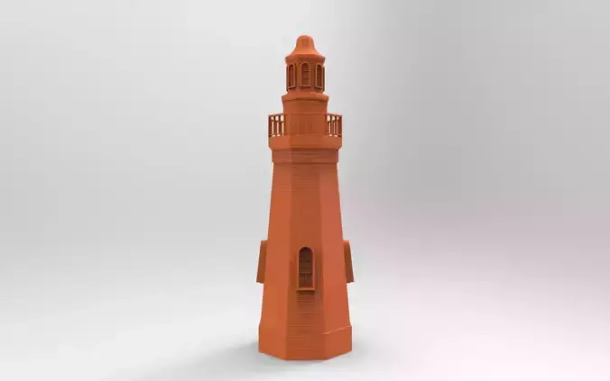 MARINE LIGHTHOUSE 3D print model