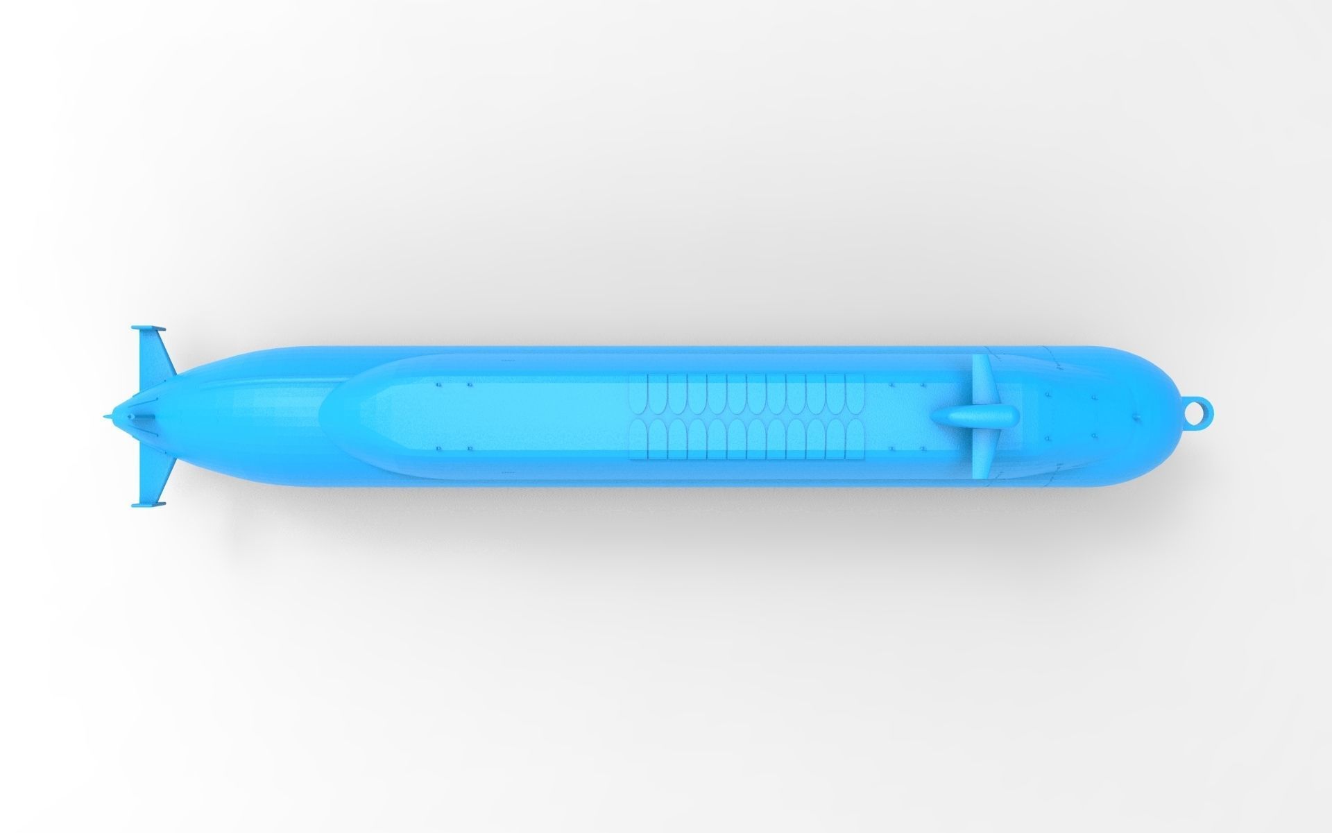 SUBMARINE KEY CHAIN 3D print model_1