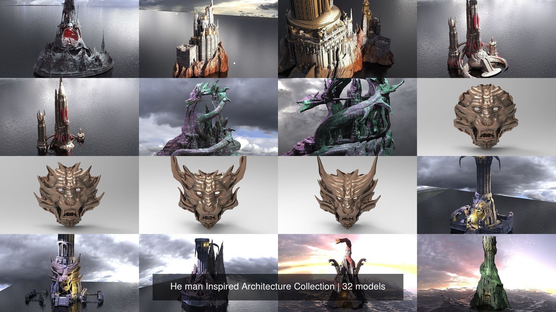 He man Inspired Architecture Collection _3