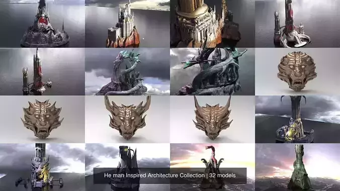 He man Inspired Architecture Collection 