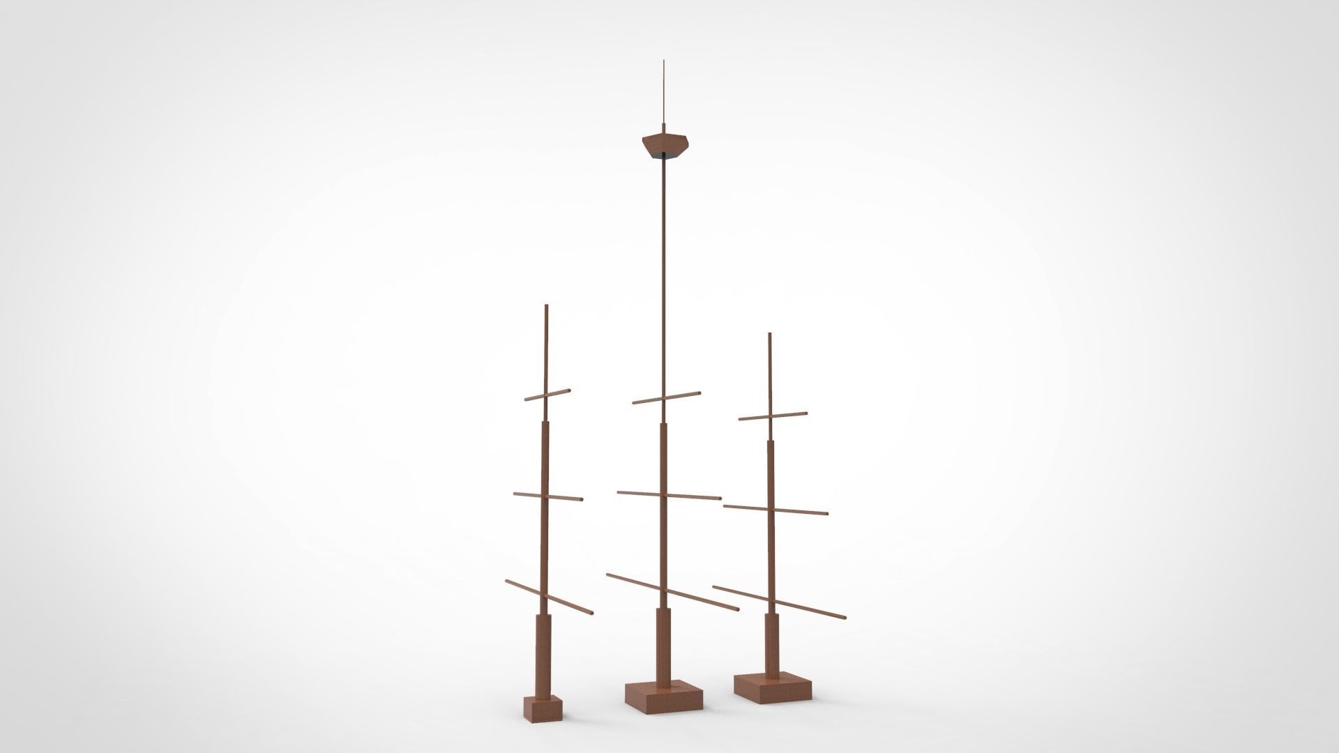 Sailing ship Tower 3D Print 3D print model_3