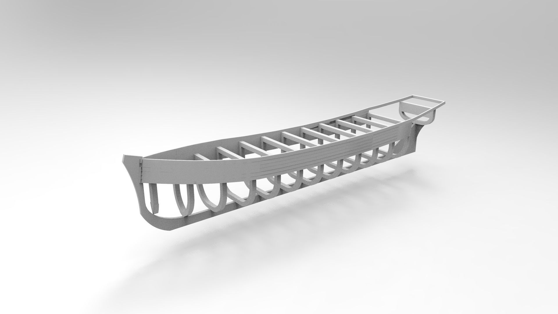 Sailing Ship Frame 3D Print 3D print model_2