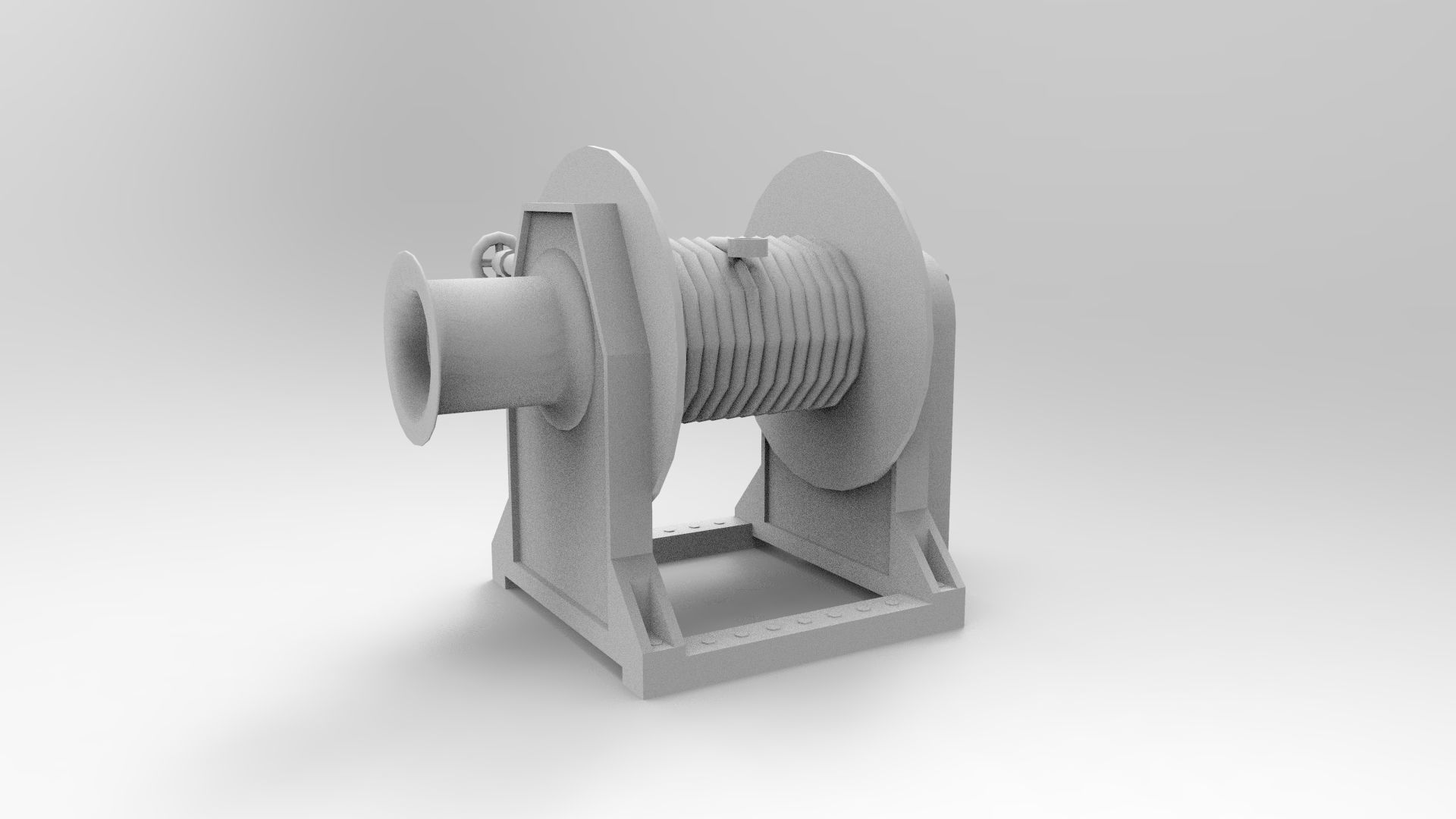 Mooring Winch Machine 3D Print 3D print model_3