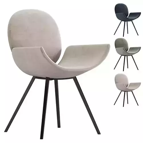 Youpi metal rocking chair by Bonaldo