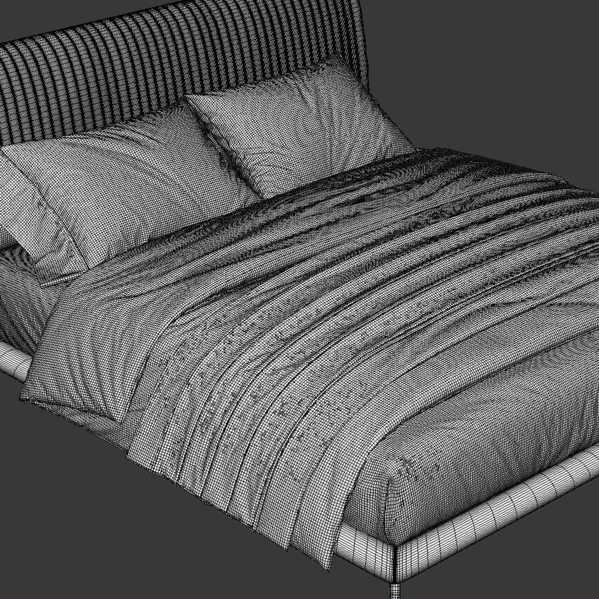 Globo Bed 3D model_3
