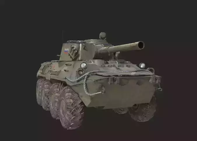 Russian Army 2S23 Nona-SVK Self-propelled howitzer