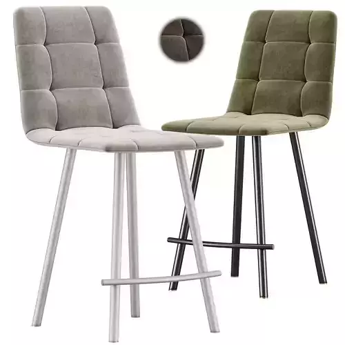 Laguna semi bar Chair Chile Holland velor