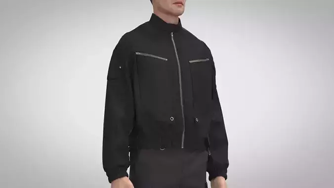 Oversized Bomber Jacket