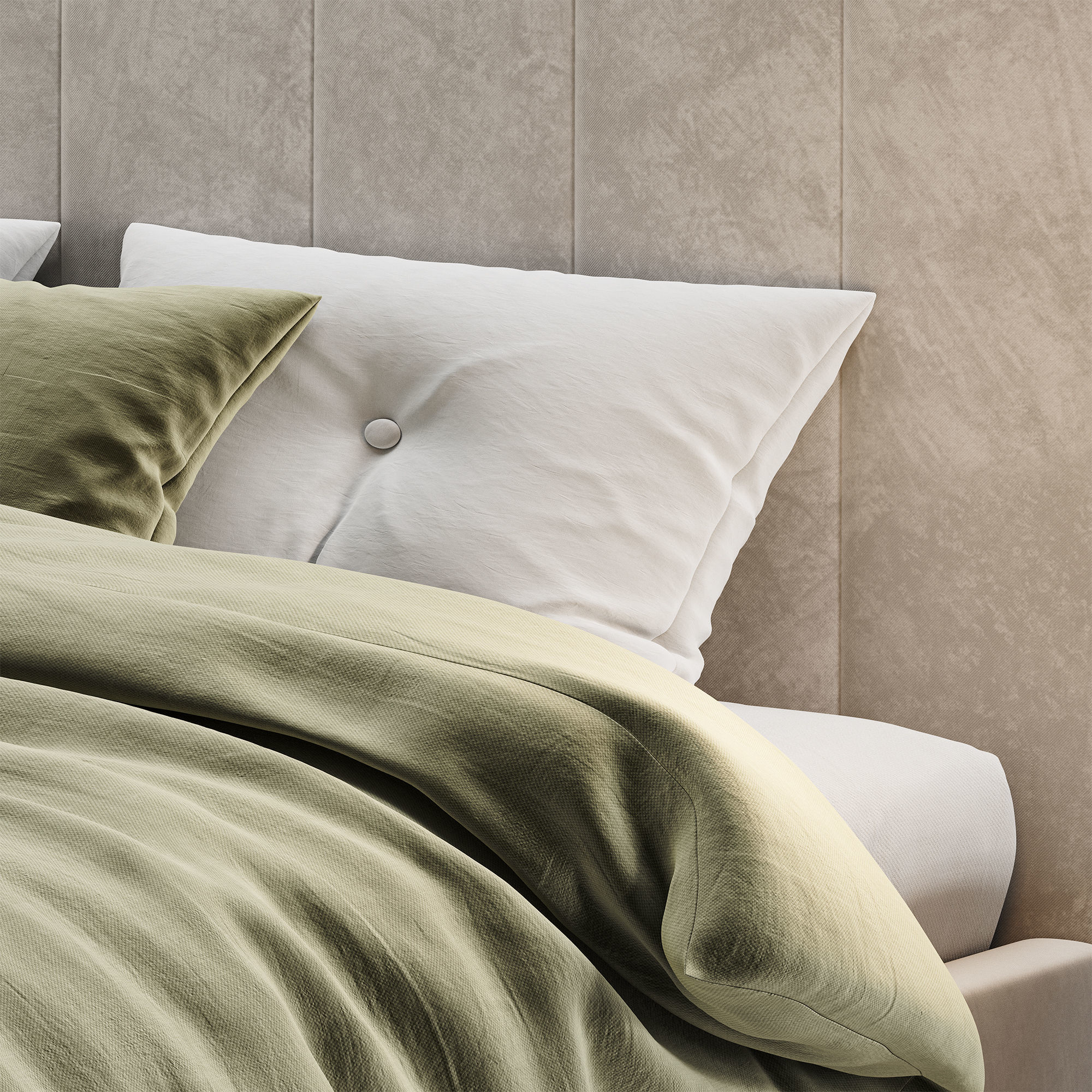 West Elm Emmett Low Profile Bed 3D model_7