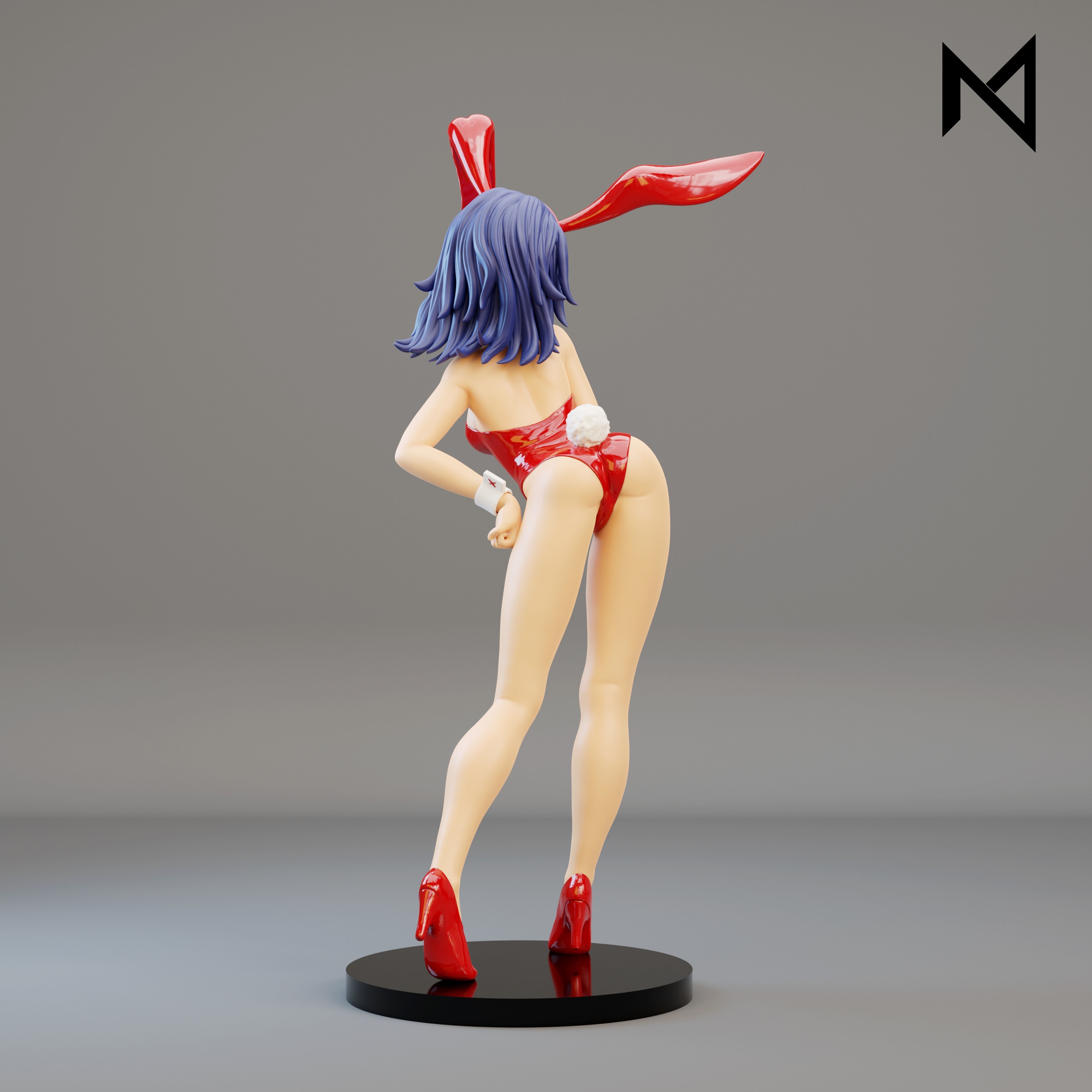 Ryuko Matoi Bunny Figure 3D print model_3