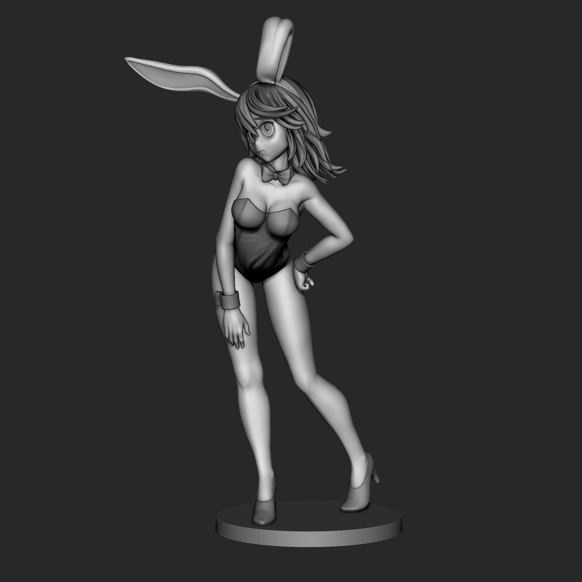 Ryuko Matoi Bunny Figure 3D print model_7