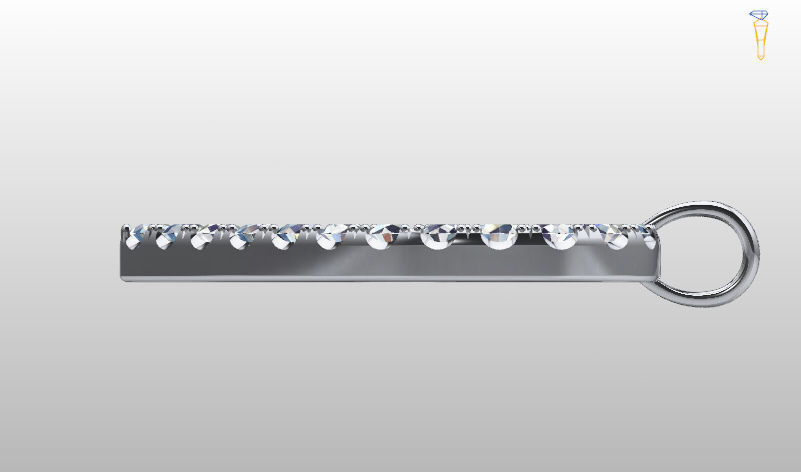 HEART PENDANT WITH BAIL 3D print model_11