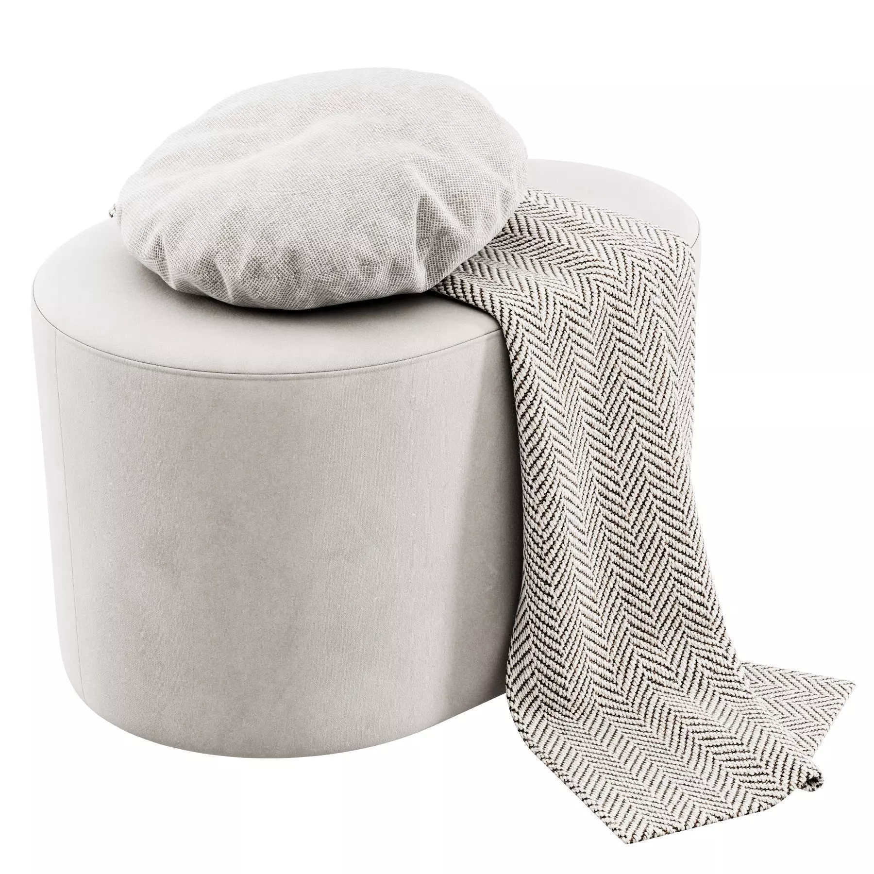 Taba Pouf by Moroso 3D model_0