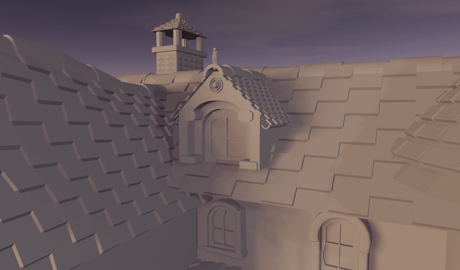 Cartoon Fantasy Low-poly 3D model_9