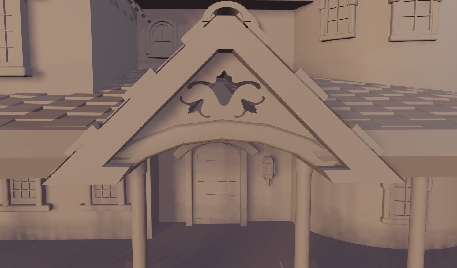 Cartoon Fantasy Low-poly 3D model_8