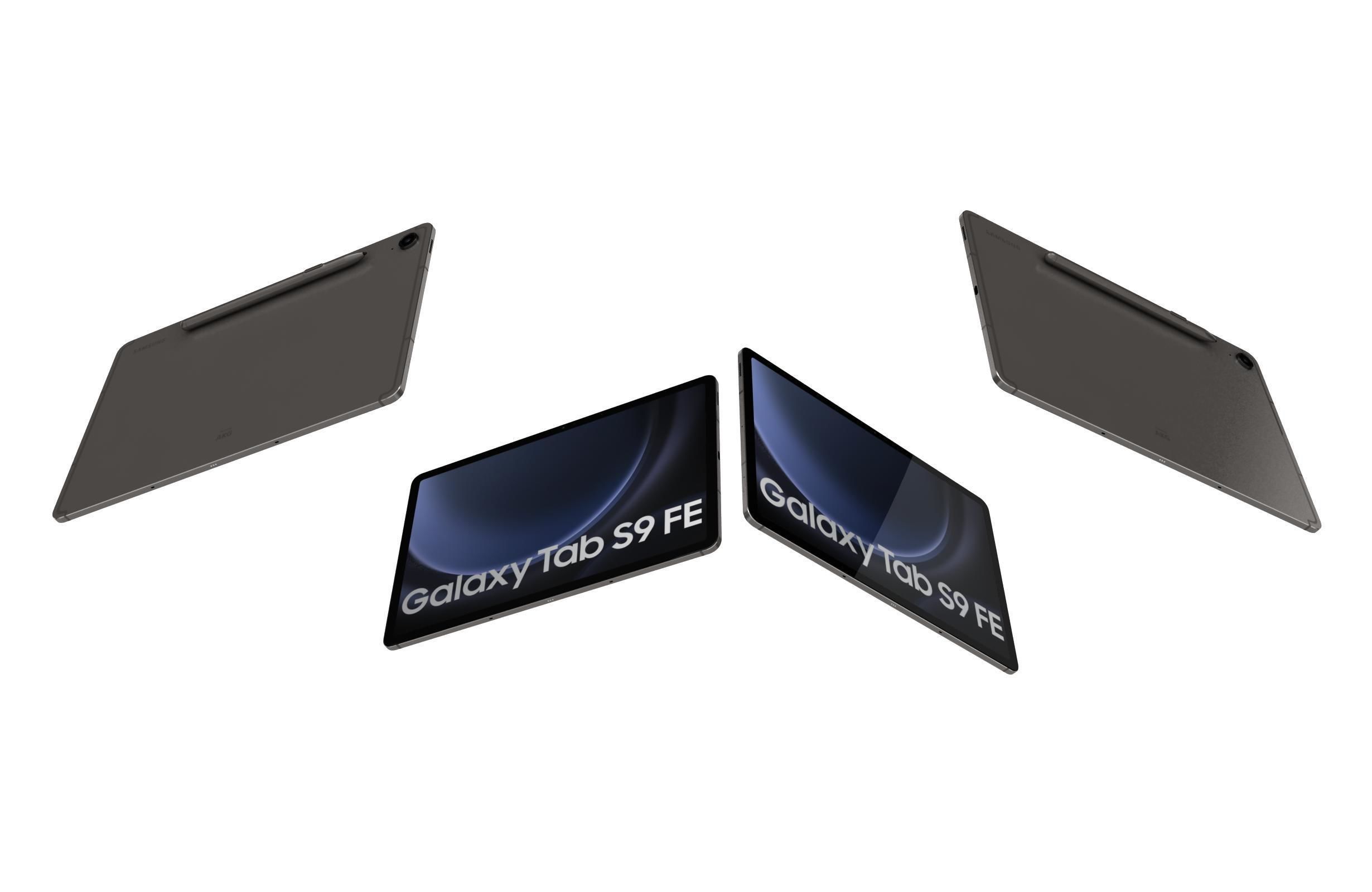 Samsung Galaxy Tab S9 FE Gray 3D model_5