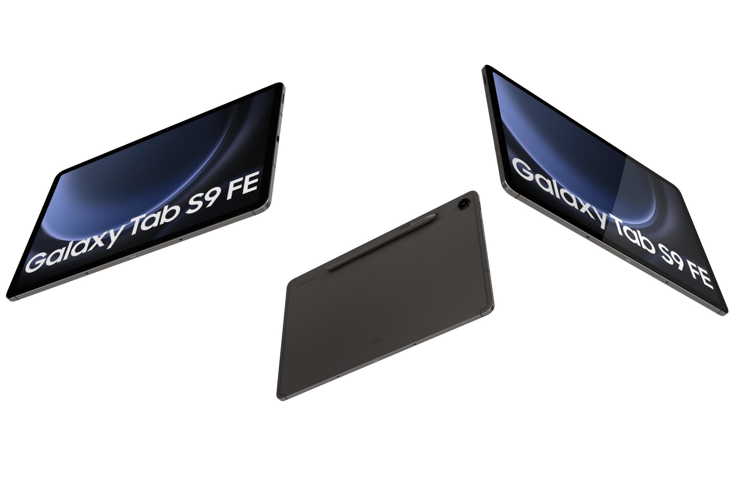 Samsung Galaxy Tab S9 FE Gray 3D model_2