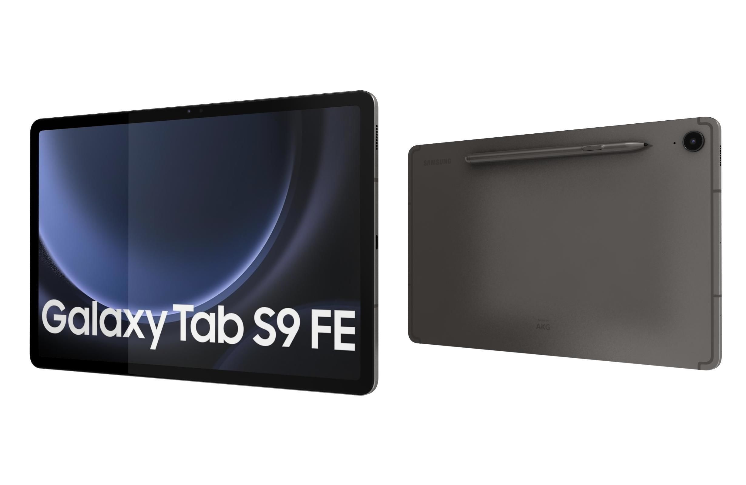 Samsung Galaxy Tab S9 FE Gray 3D model_6