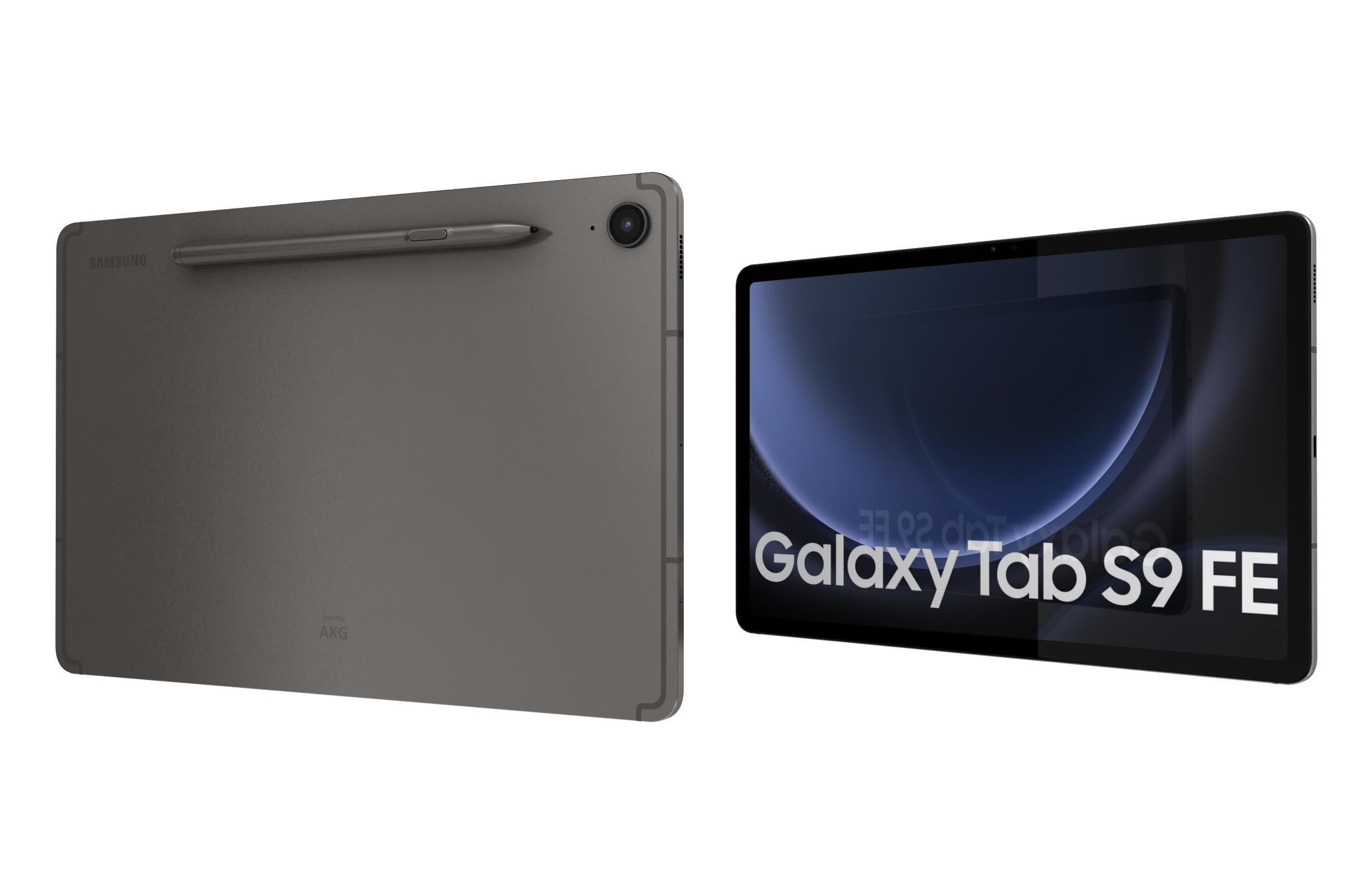 Samsung Galaxy Tab S9 FE Gray 3D model_7