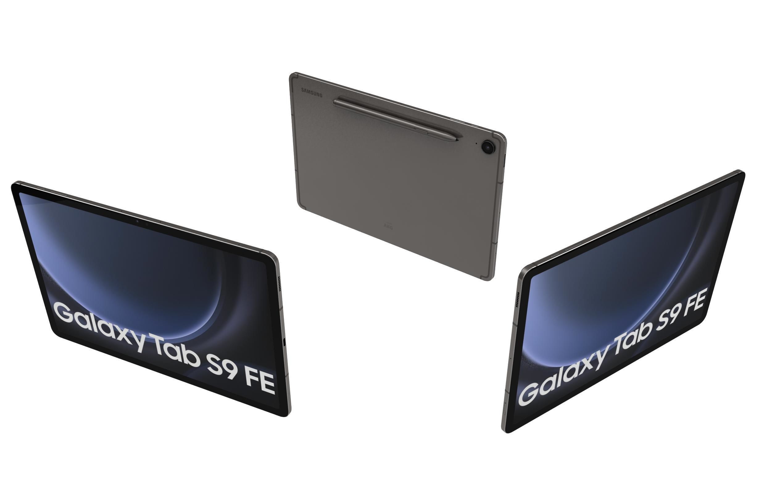 Samsung Galaxy Tab S9 FE Gray 3D model_1