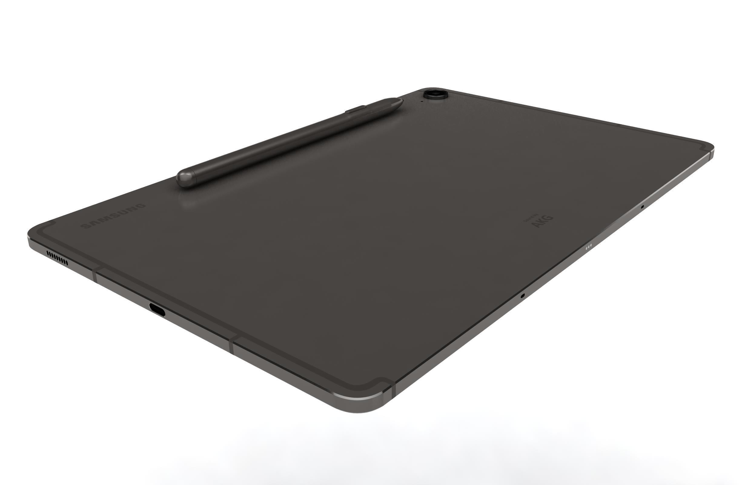 Samsung Galaxy Tab S9 FE Gray 3D model_14