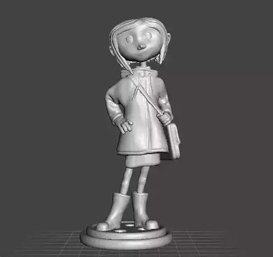 CORALINE FIGURE MODEL ART STATUE MOVIE INSPIRED CHARACTER