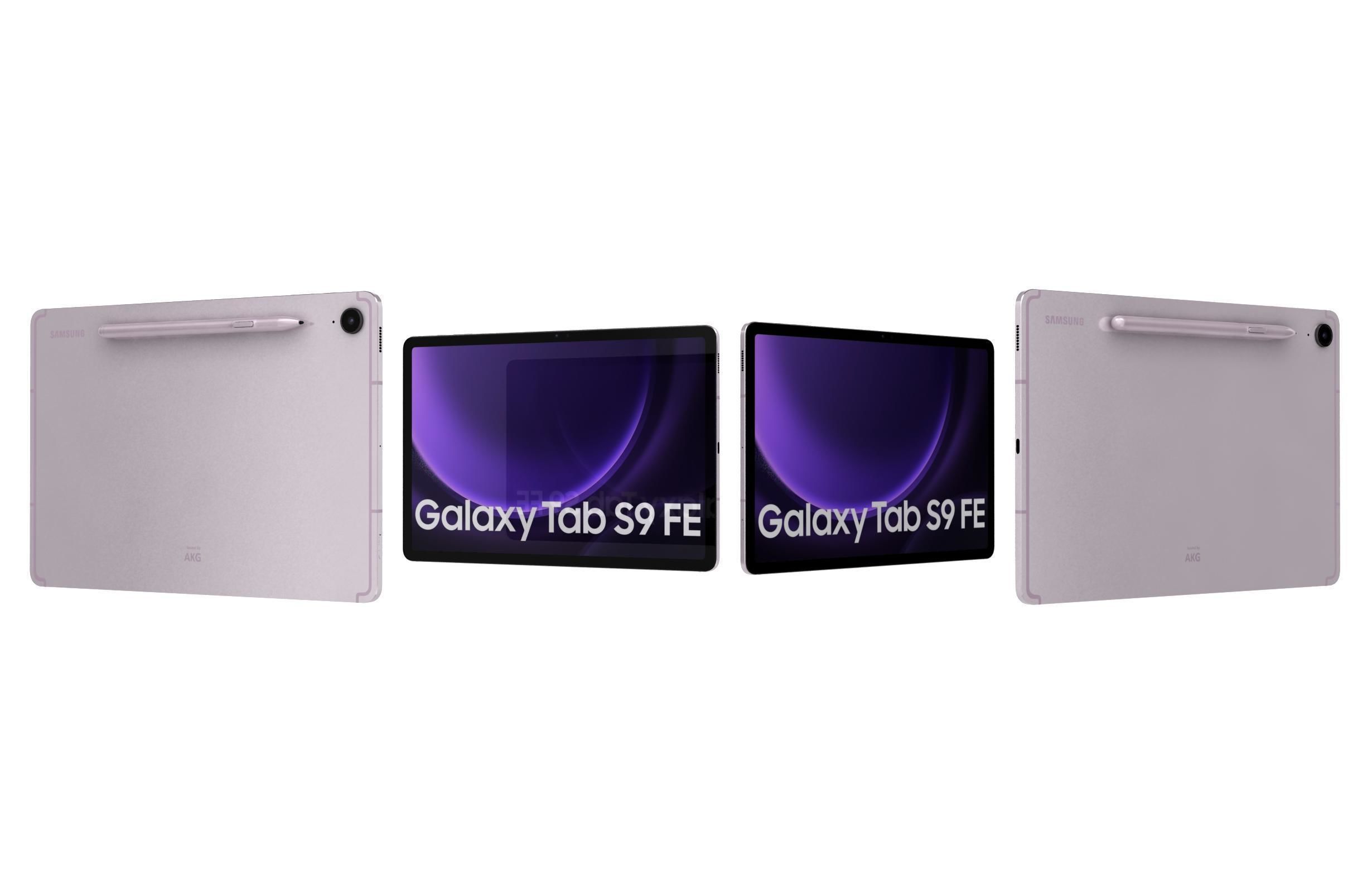 Samsung Galaxy Tab S9 FE Pink 3D model_2