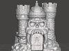 CASTLE GRAYSKULL FIGURE MODEL FANTASY ART 3D PRINT 3D model 3D ...