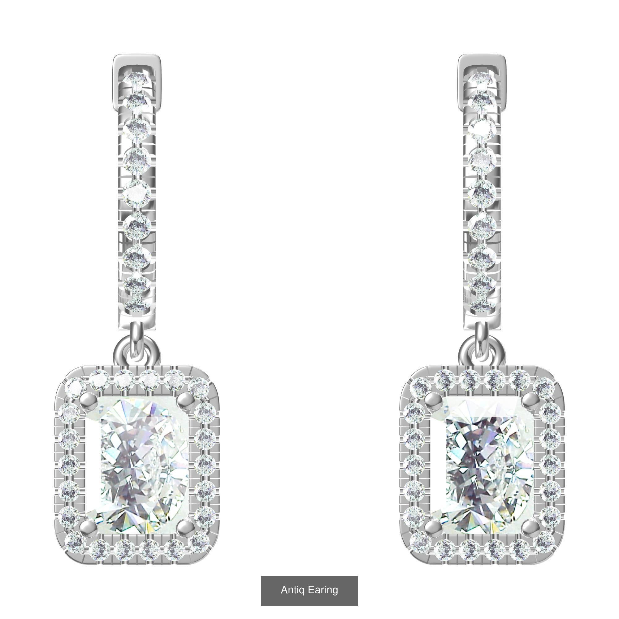 Antiq Earing Collaction 3D Model Collection_14