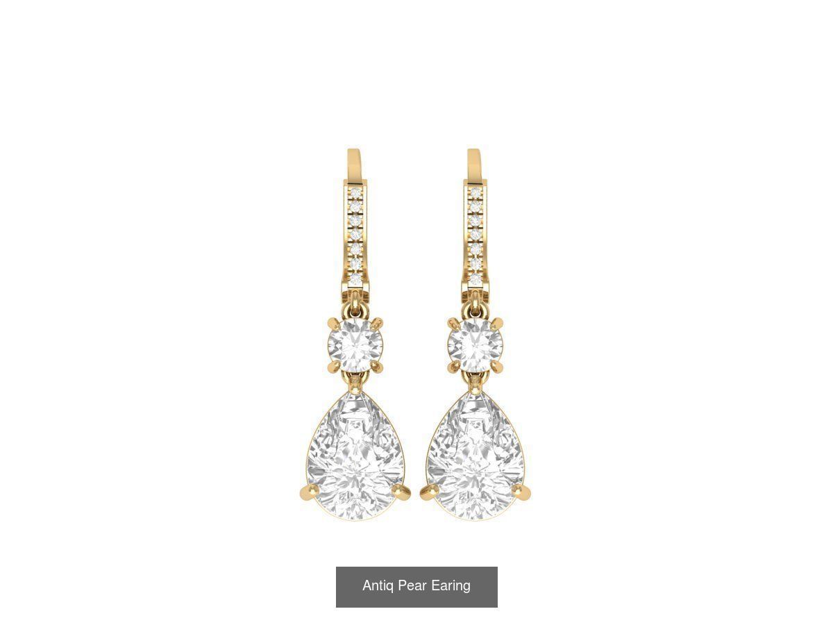 Antiq Earing Collaction 3D Model Collection_8