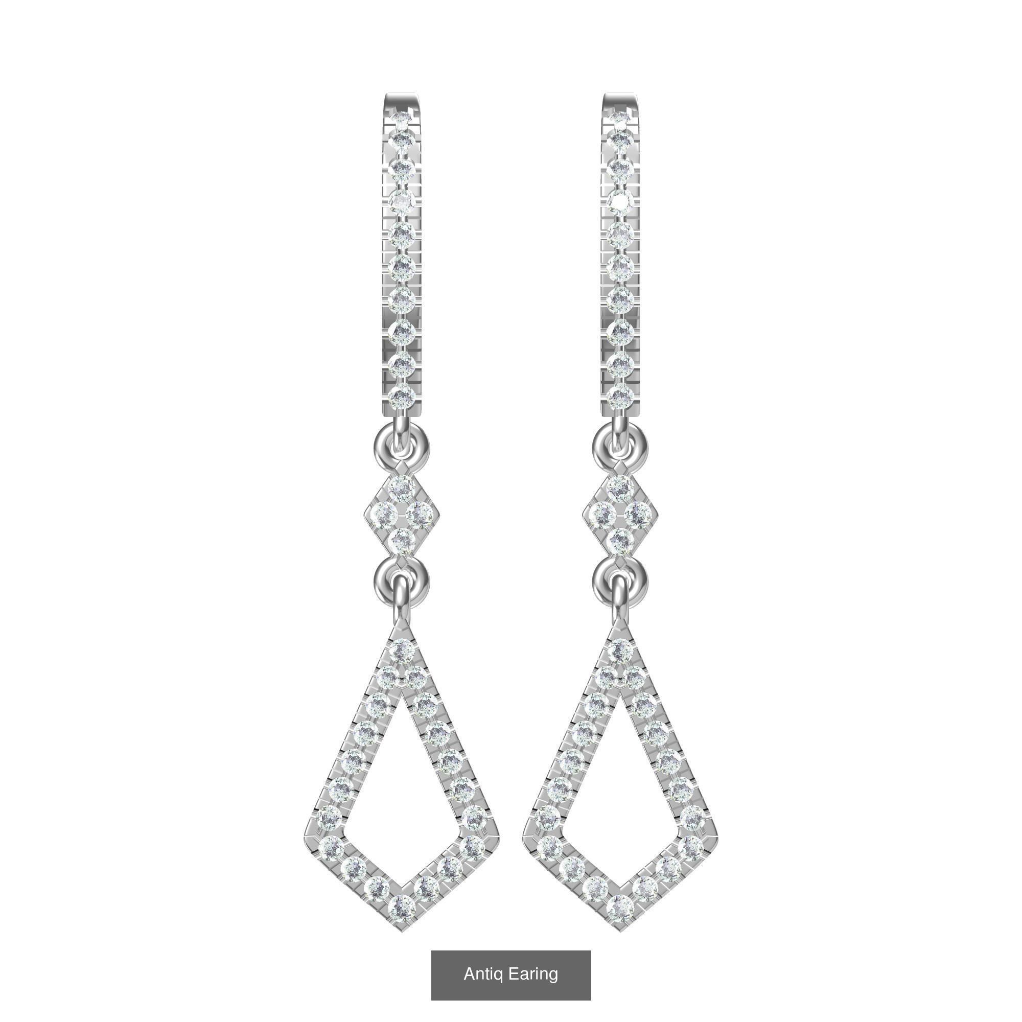 Antiq Earing Collaction 3D Model Collection_13