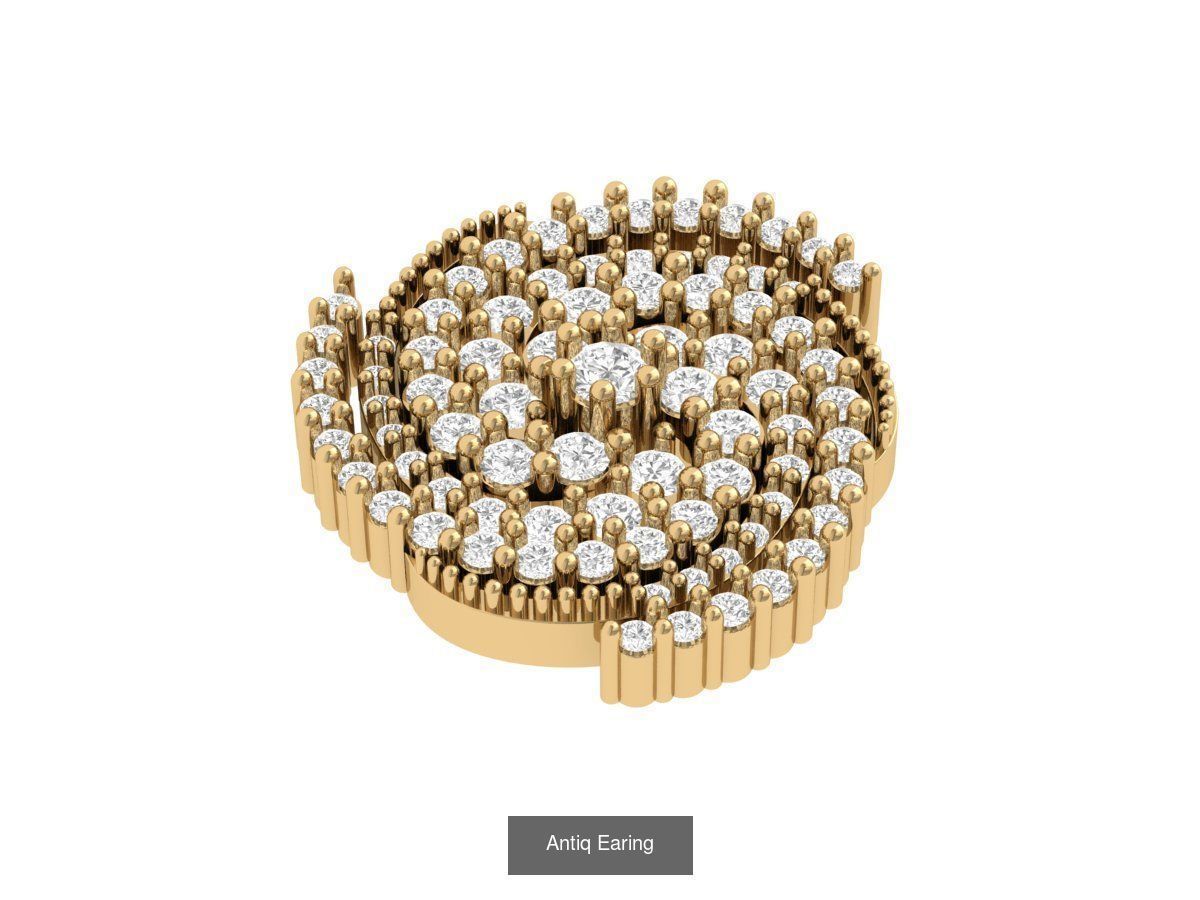 Antiq Earing Collaction 3D Model Collection_25