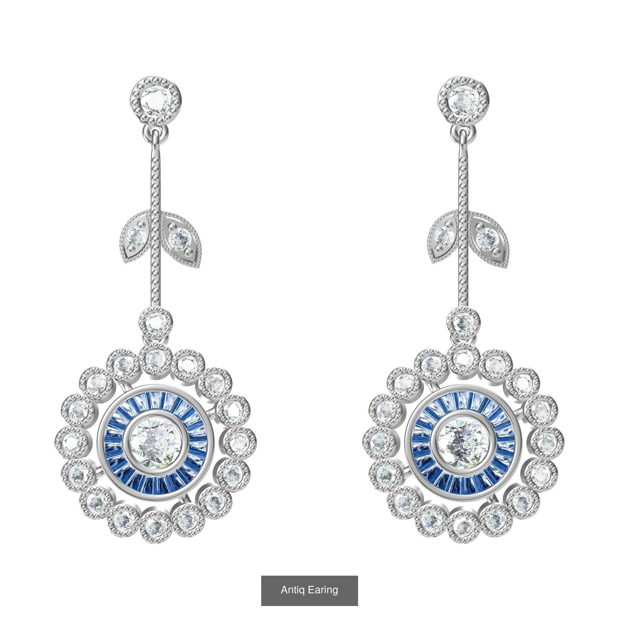 Antiq Earing Collaction 3D Model Collection_15