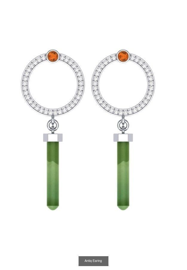 Antiq Earing Collaction 3D Model Collection_18