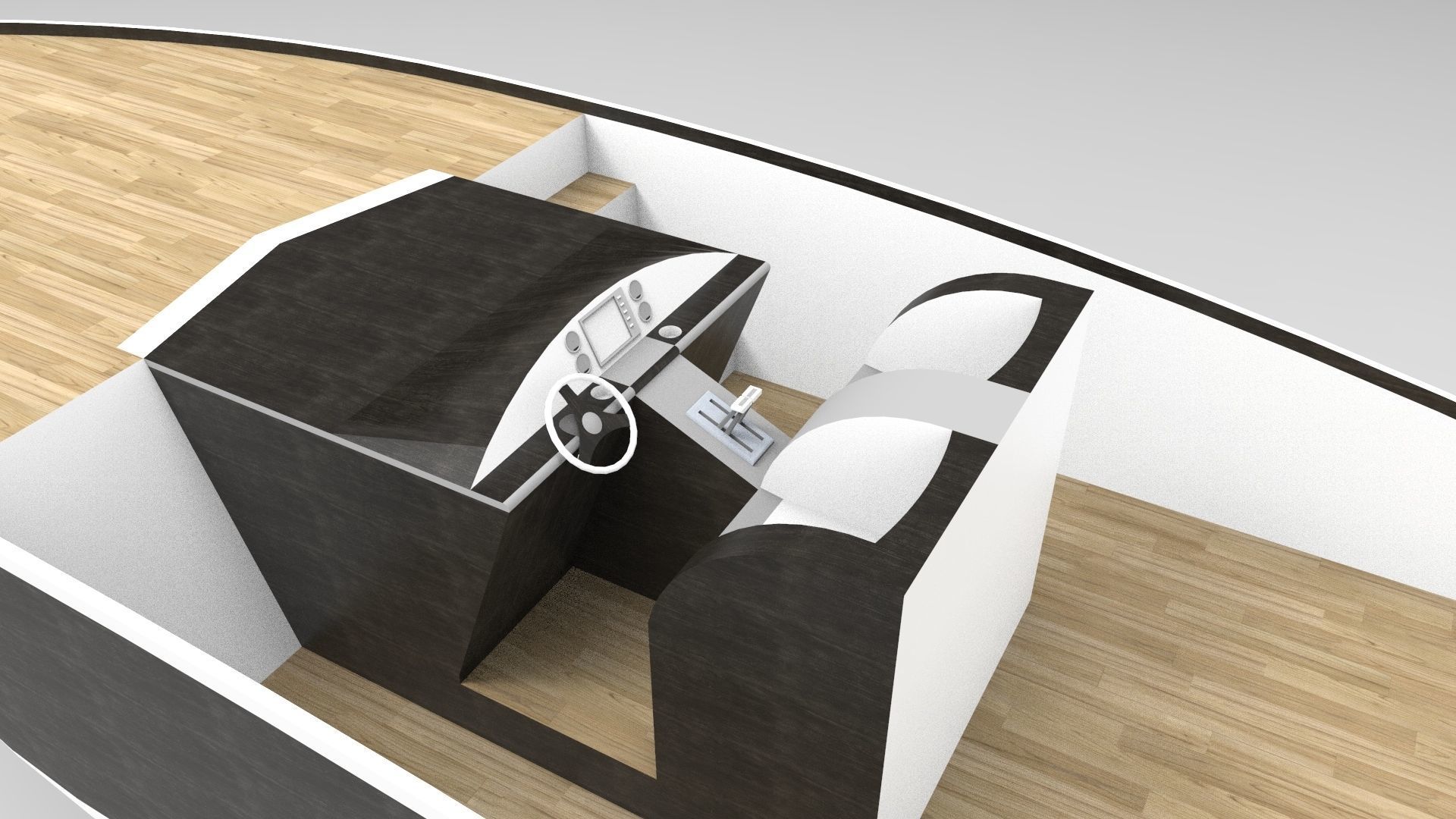 Yacht boat 3D print model_3