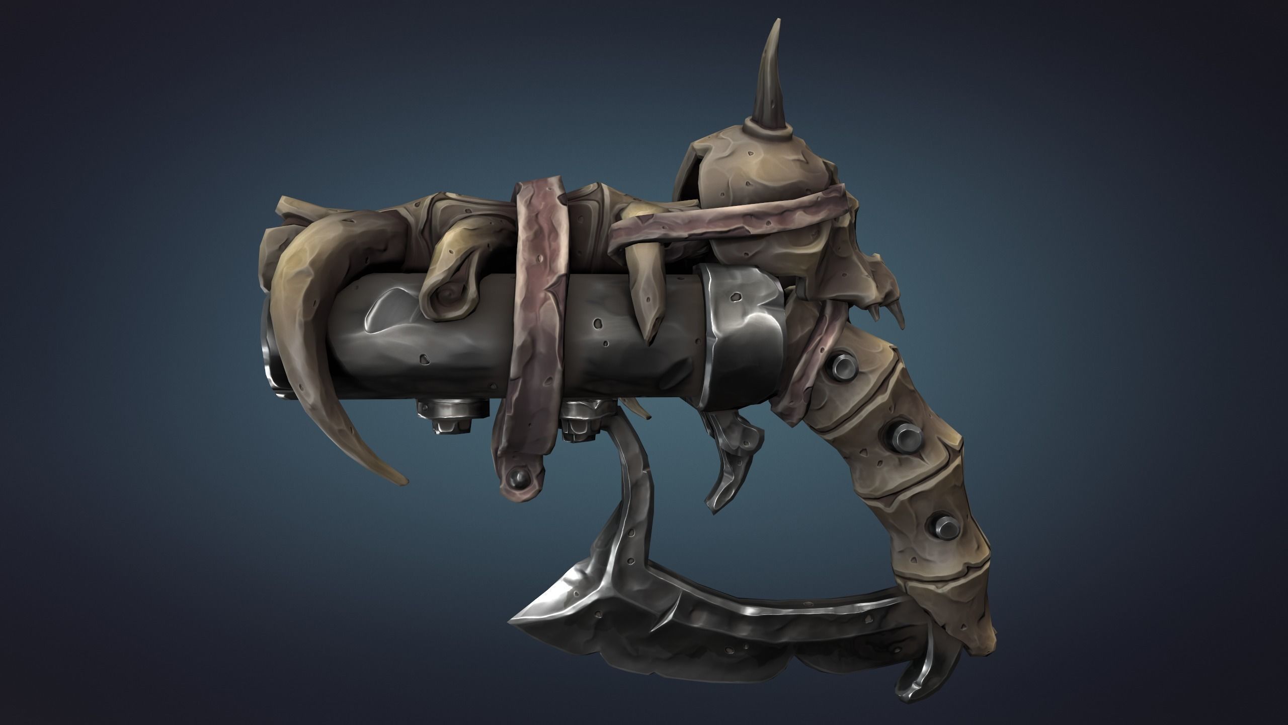 Desert pistol 3d print 3D print model_13