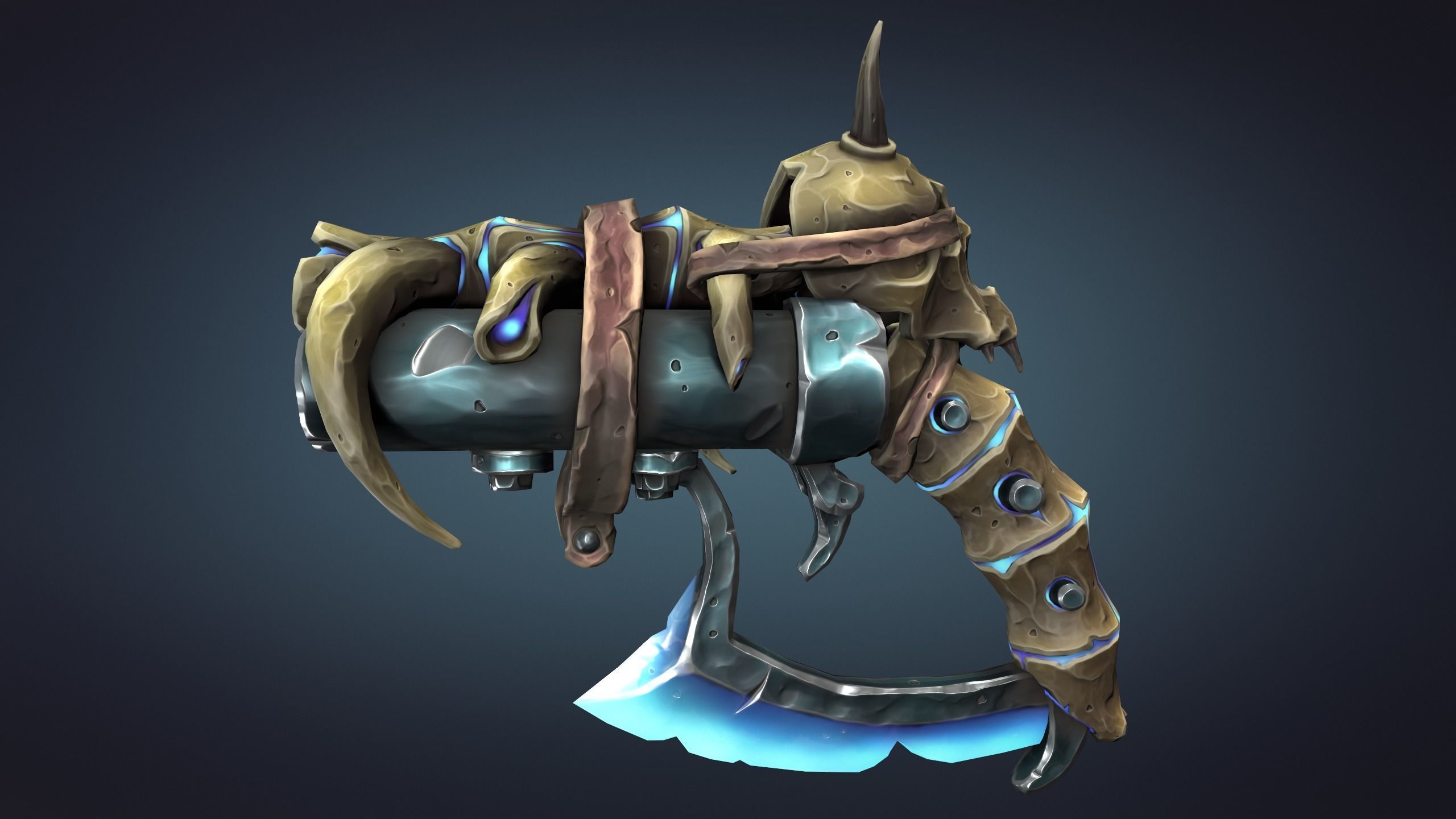 Desert pistol 3d print 3D print model_6