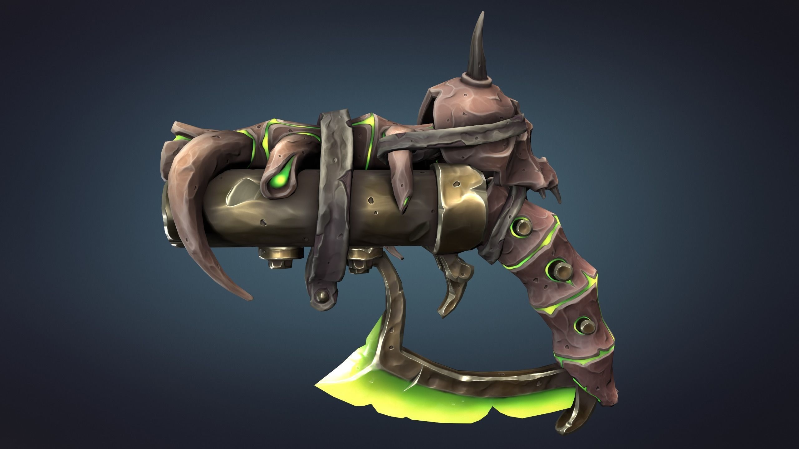 Desert pistol 3d print 3D print model_7